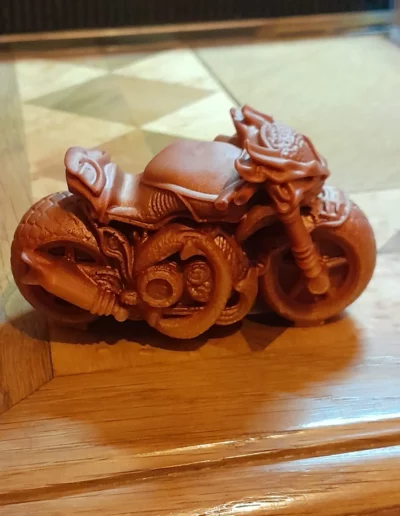 bougie artisanale kitsune, flamme de vie 6