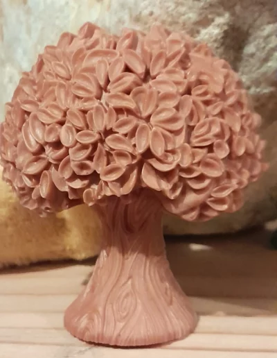 bougie artisanale kitsune, flamme de vie 4